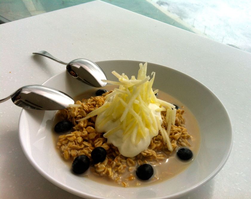 Bircher Muesli at Icebergs; Bondi Beach