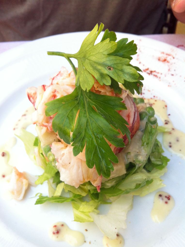 Lobster salad from the specials board