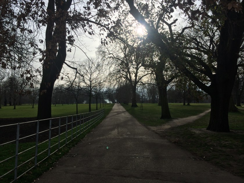 Mid-afternoon in Hyde Park 